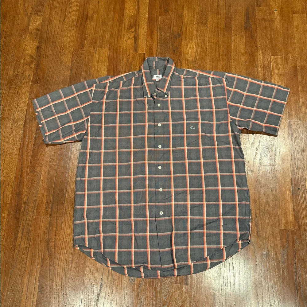 Lacoste Checkered Button Down Men’s Shirt